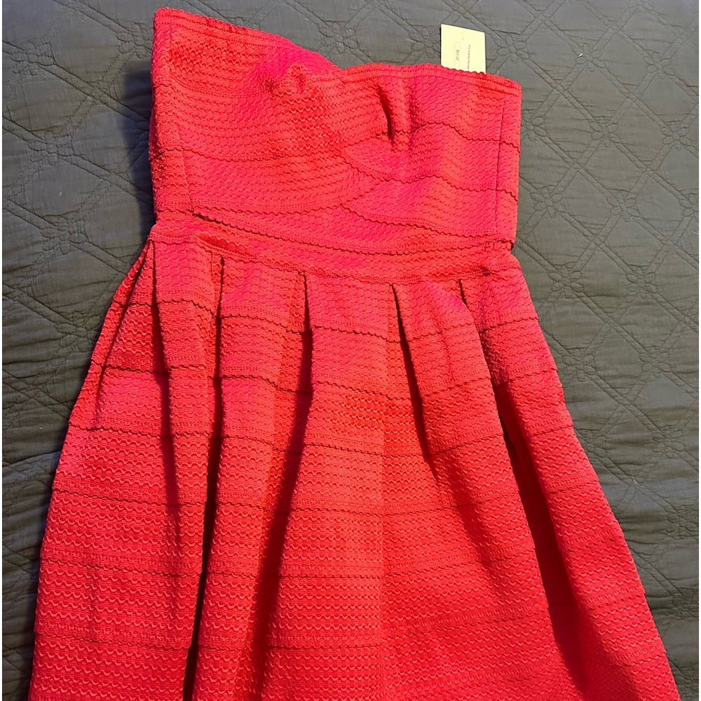 Scarlett's Boutique Strapless Banded Pink Mini Cocktail Dress Medium 6/8